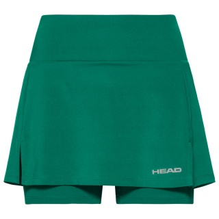 Head Tennis Skirt with Inner Shorts Club Basic Green Women