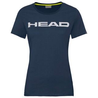 Head Tennis Shirt Club Lucy (Mixed Fabric) Dark Blue/White Women