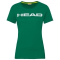 Head Tennis Shirt Club Lucy (Mixed Fabric) Green/White Women