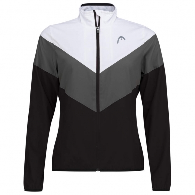 Head Training Jacket Tennis Club (modern, sporty) black/white Women