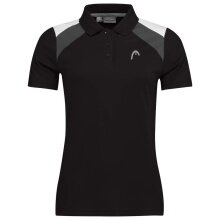 Head Tennis Polo Club 22 Tech (Moisture Transfer Microfiber Technology) black Women