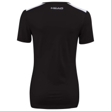 Head Tennis Shirt Club Tech (Moisture Transfer Microfiber Technology) black Ladies