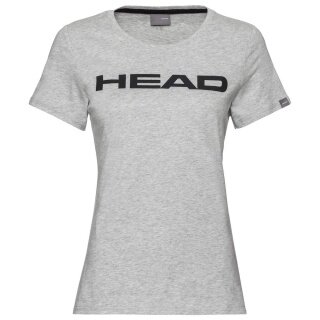 Head Tennis Shirt Club Lucy (Mixed Fabric) Grey Melange/Black Women