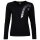 Head Tennis Long Sleeve Shirt Club Linda (Cotton Blend) Black Ladies