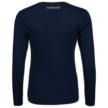 Head Tennis Long Sleeve Shirt Club Linda (Cotton Blend) Dark Blue Ladies