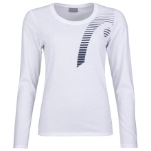 Head Tennis Long Sleeve Shirt Club Linda (Cotton Blend) White Ladies