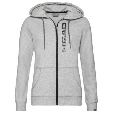 Head Hoodie Club Greta grey melange/black Women