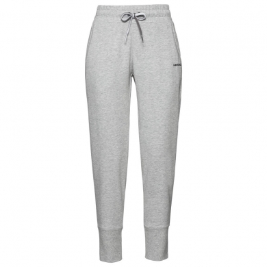 Head Tennis Pants Club Rosie long grey melange/black Women