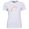 Head Tennis Shirt Club Lara white/orange Women