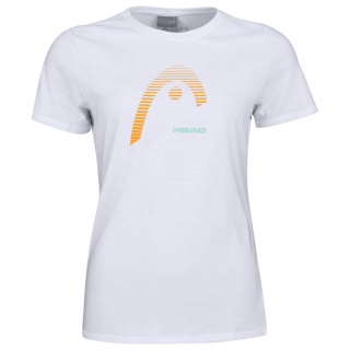 Head Tennis Shirt Club Lara white/orange Women