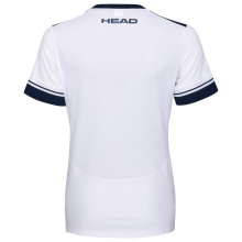 Head Tennis Shirt Performance white/dark blue/turquoise Women