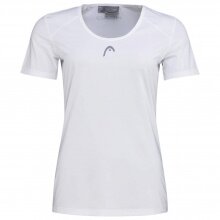 Head Tennis Shirt Club Technical (modern, Moisture Transfer Microfiber Technology) white girls