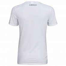 Head Tennis Shirt Club Technical (modern, Moisture Transfer Microfiber Technology) white girls