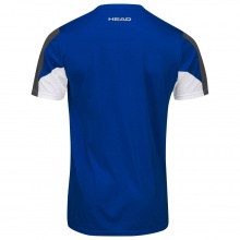 Head Tennis T-Shirt Club Technical (Moisture Transfer Microfiber Technology) royal blue Boys