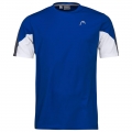 Head Tennis T-Shirt Club Technical (Moisture Transfer Microfiber Technology) royal blue Boys