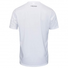 Head Tennis T-shirt Club Technical (Moisture Transfer Microfiber Technology) white Boys