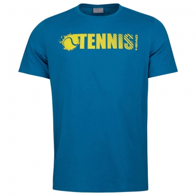 Head Tennis T-shirt Font (Mixed Fabric) blue/yellow Boys