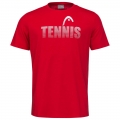 Head Tennis T-shirt Club Colin (Cotton Blend) Red Boys