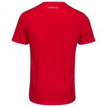 Head Tennis T-shirt Club Colin (Cotton Blend) Red Boys