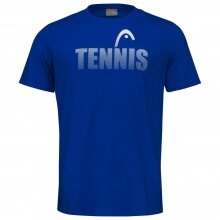 Head Tennis T-Shirt Club Colin (Cotton Blend) Royal Blue Boys