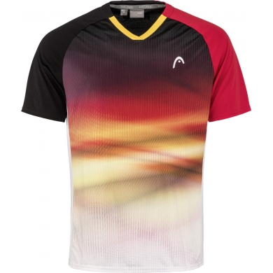 Head Tennis T-shirt DTB Striker black/red Boys