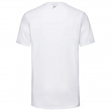 Head Tennis T-shirt Club Technical white/white Boys