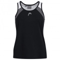 Head Tennis Tank Top Club (Racer Back, modern) black/white girls