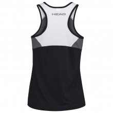 Head Tennis Tank Top Club (Racer Back, modern) black/white girls