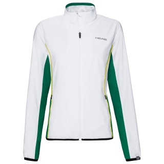 Head Tennis Jacket Club white/green Girls