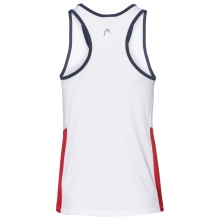 Head Tennis Tank Club white/red Girls