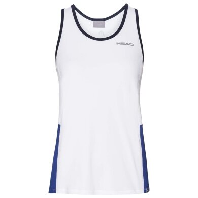 Head Tennis Tank Club white/royal blue Girls