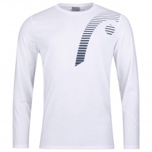 Head Tennis Long Sleeve Shirt Club Cliff (Cotton Blend) White Boys