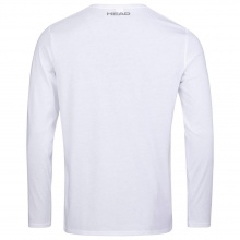 Head Tennis Long Sleeve Shirt Club Cliff (Cotton Blend) White Boys