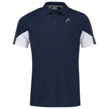 Head Tennis Polo Club Technical (Moisture Transfer Microfiber Technology) dark blue Men's