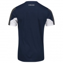 Head Tennis T-Shirt Club Technical (Moisture Transfer Microfiber Technology) dark blue Men's