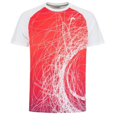 Head Tennis T-shirt Performance MC Paris white/red Men