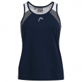 Head Tennis Tank Top Club (Racer Back, modern) dark blue/white girls