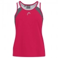 Head Tennis Tank Top Club (Racer Back, modern) magenta/white Girls