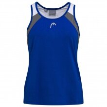 Head Tennis Tank Top Club (Racer Back, modern) royal blue/white Girls