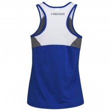 Head Tennis Tank Top Club (Racer Back, modern) royal blue/white Girls