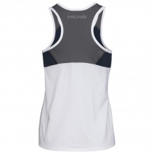 Head Tennis Tank Top Club (Racer Back, modern) white/navy blue girls