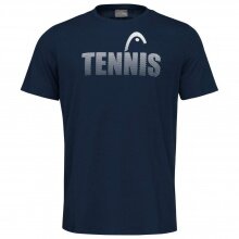 Head Tennis T-Shirt Club Colin (Cotton Blend) Dark Blue Men's