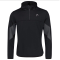 Head Hooded Sweatshirt Hoodie with Hood Club Tech Half-Zip Black Men's