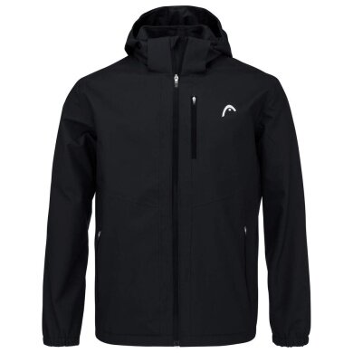 Head Sport Jacket Coach with Hood (water-repellent, 100% Polyester) black Men