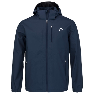 Head Sport Jacket Coach with Hood (water-repellent, 100% Polyester) dark blue Men