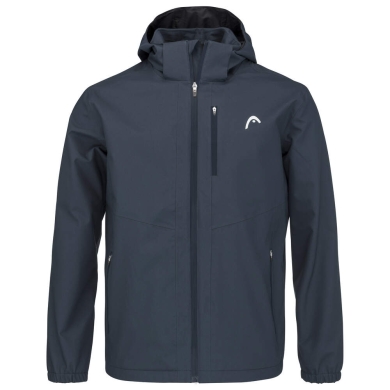 Head Sport Jacket Coach with Hood (water-repellent, 100% Polyester) navy blue Men