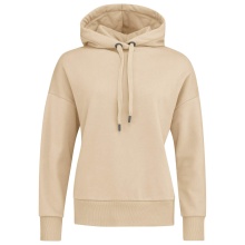 Head Hoodie Motion Sweatshirt (Organic Cotton) Beige Women