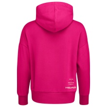 Head Hoodie Motion Sweatshirt (Organic Cotton) Magenta Women