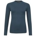 Head Functional Underwear Long Sleeve Shirt Flex Seamless Navy Blue Women