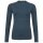 Head Functional Underwear Long Sleeve Shirt Flex Seamless Navy Blue Women